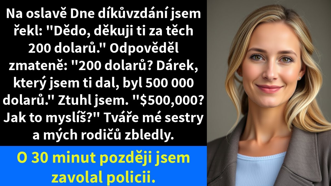 Na oslavě Dne díkůvzdání jsem řekl: 