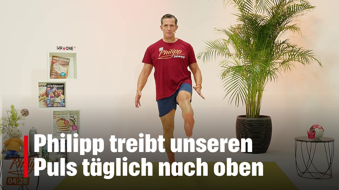 Philipp bewegt am Sonntag, 10.11.: Diese Übungen treiben unseren Puls nach oben