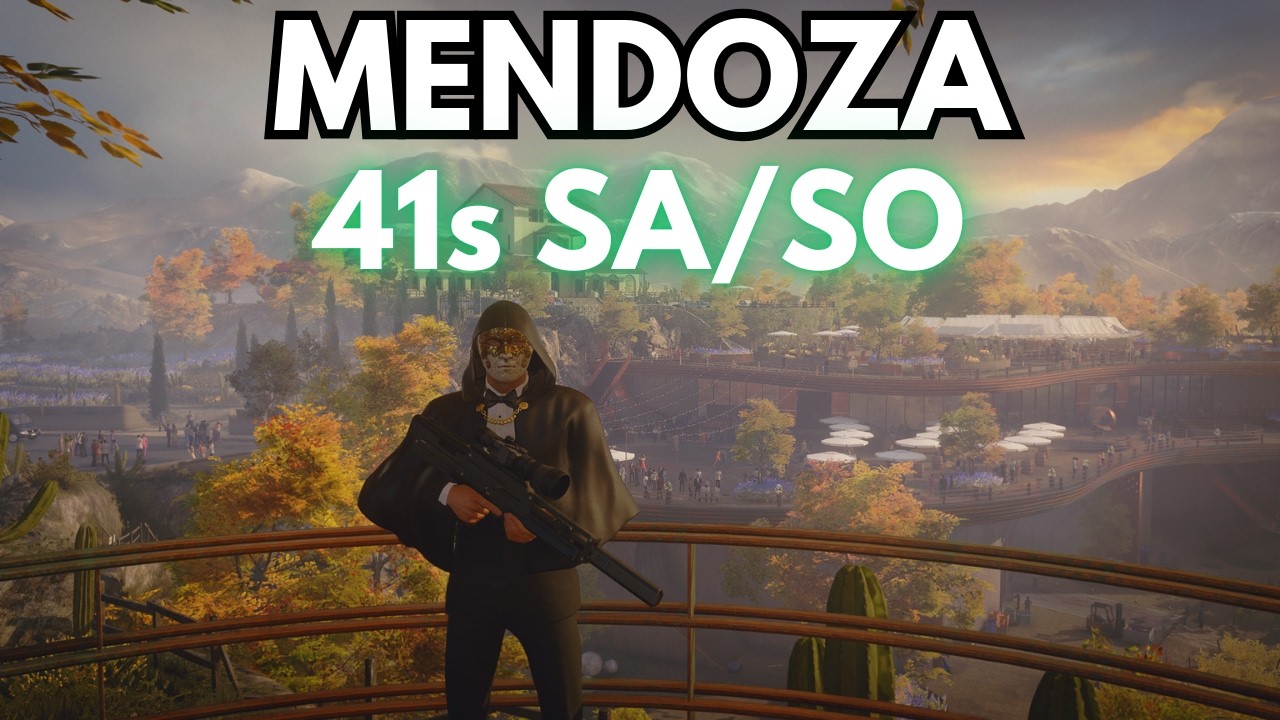 MENDOZA 41s SA/SO-HITMAN WOA SPEEDRUN