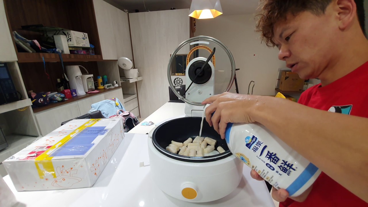 第一次用自動炒菜鍋做早餐｜ikea的馬鈴薯泥＋牛肉