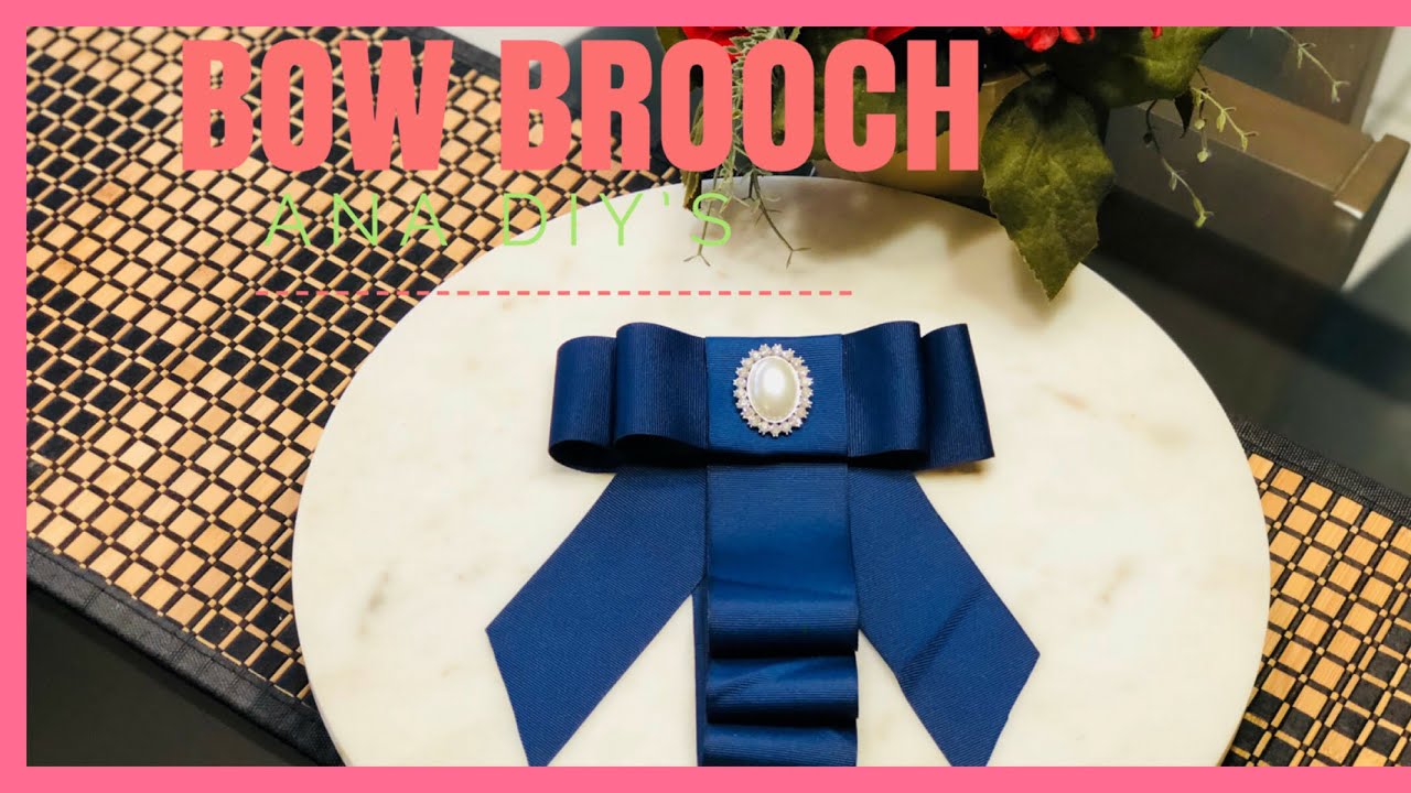 DIY// moño Victoriano/ BOW BROOCH/ tendencia 2018