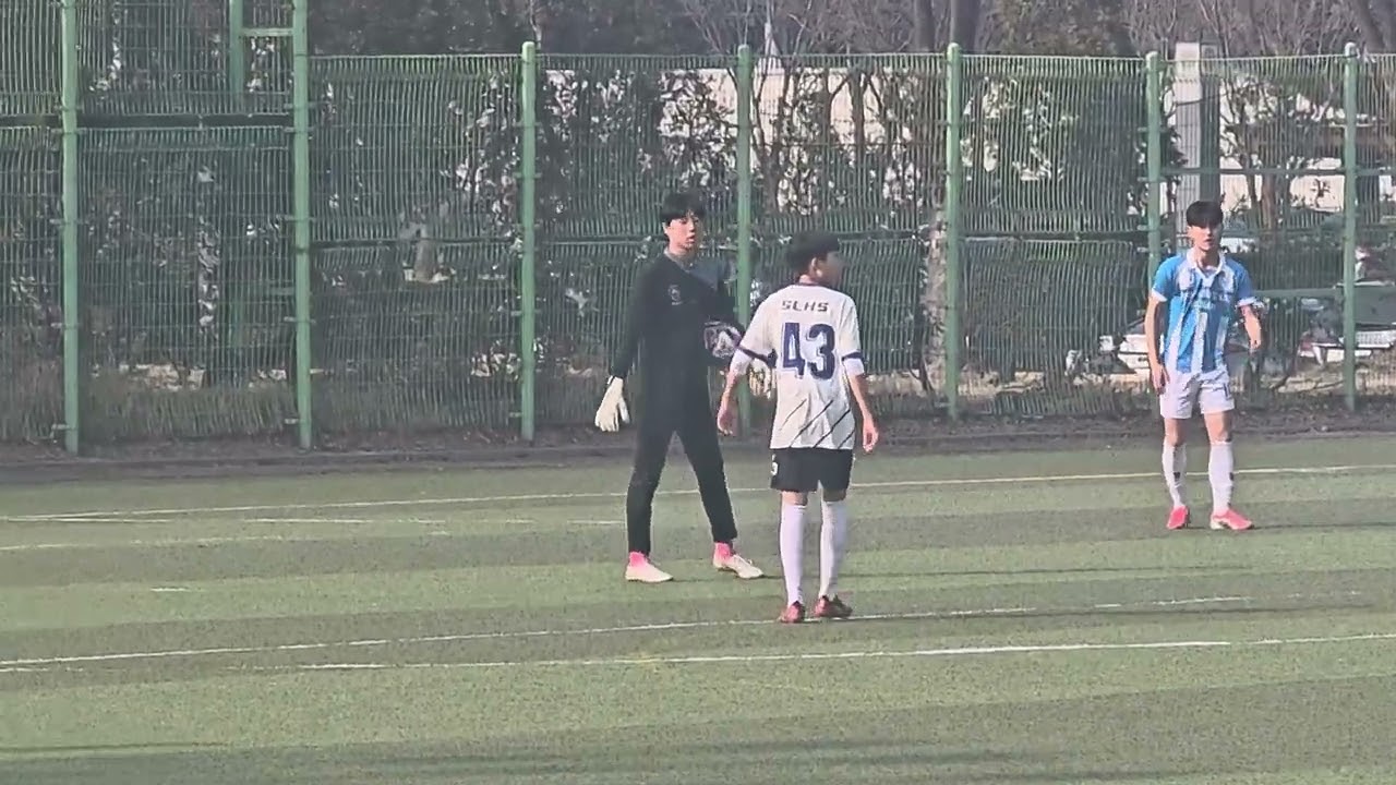 진학경기(1학년) 전반전 신라고등학교 : 울산울브스FC U-15 2026-03-11  경주 황성4구장