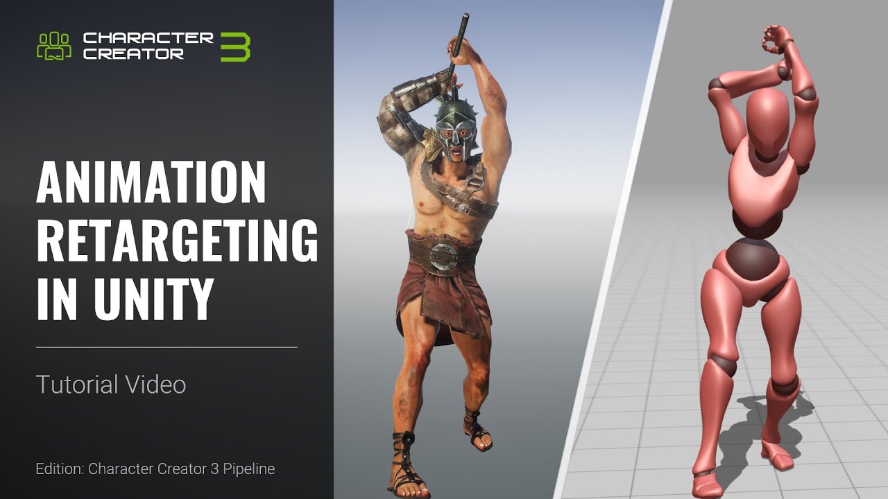 Character Creator 3 Tutorial - Animation Retargeting in Unity