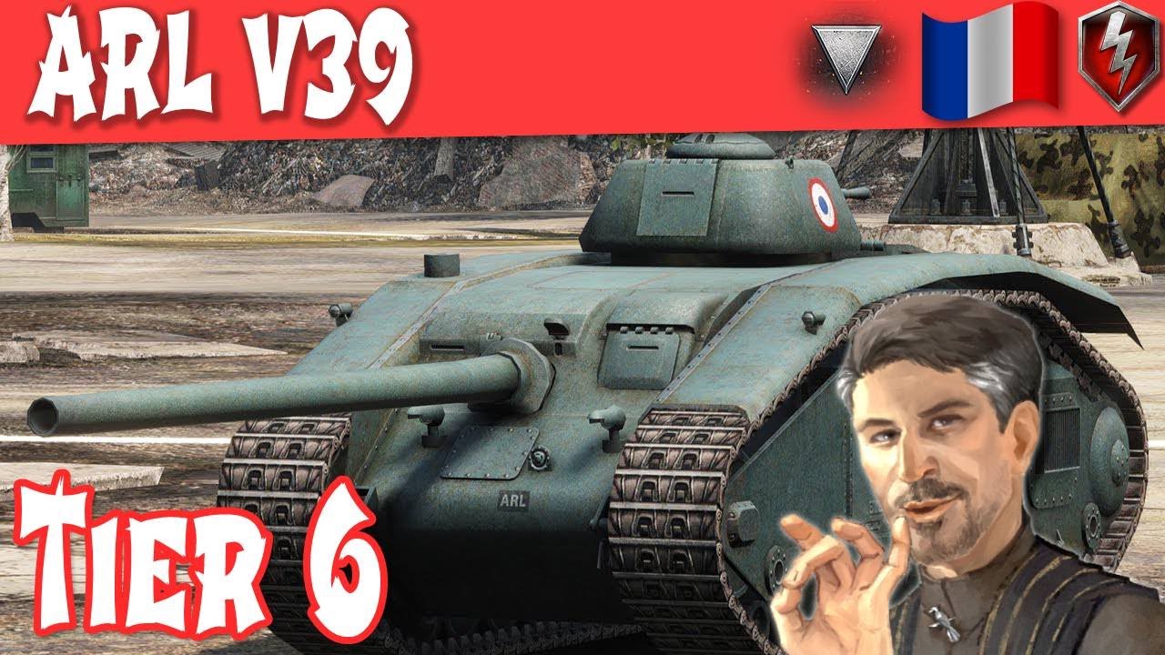 WOT Blitz - ARL V39 Full Tank Review Tier 6 French TD ||WOT Blitz||