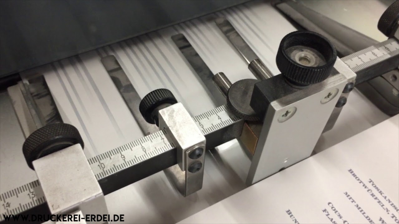 Offsetdruckerei Erdei // Technikblog Manuelle Weiterverarbeitung