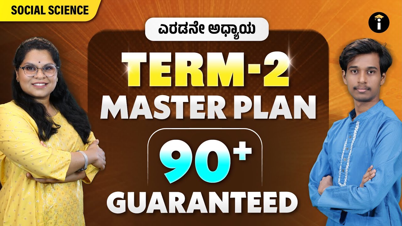 Social Science Term-2 Master Plan | Score 90+ Marks Easily 📘