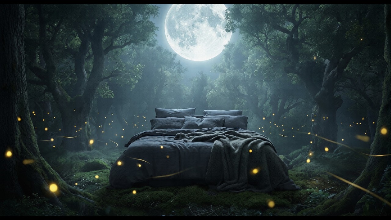 Celestial Crystal Music | 432Hz Deep Sleep | Pure Peace | Dark Screen (天體水晶音樂/純淨助眠)