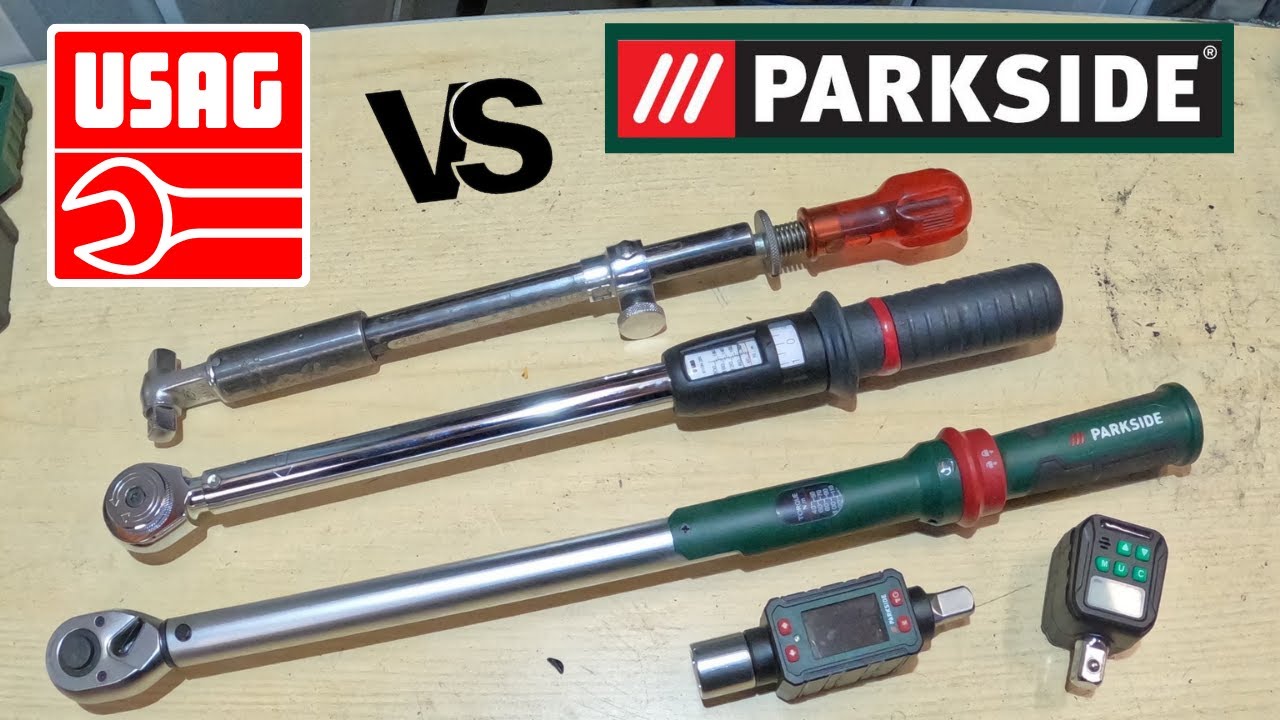 Chiavi Dinamometriche e Misuratori di Coppia - Parkside vs Usag e l'inaspettato LLavetor !!