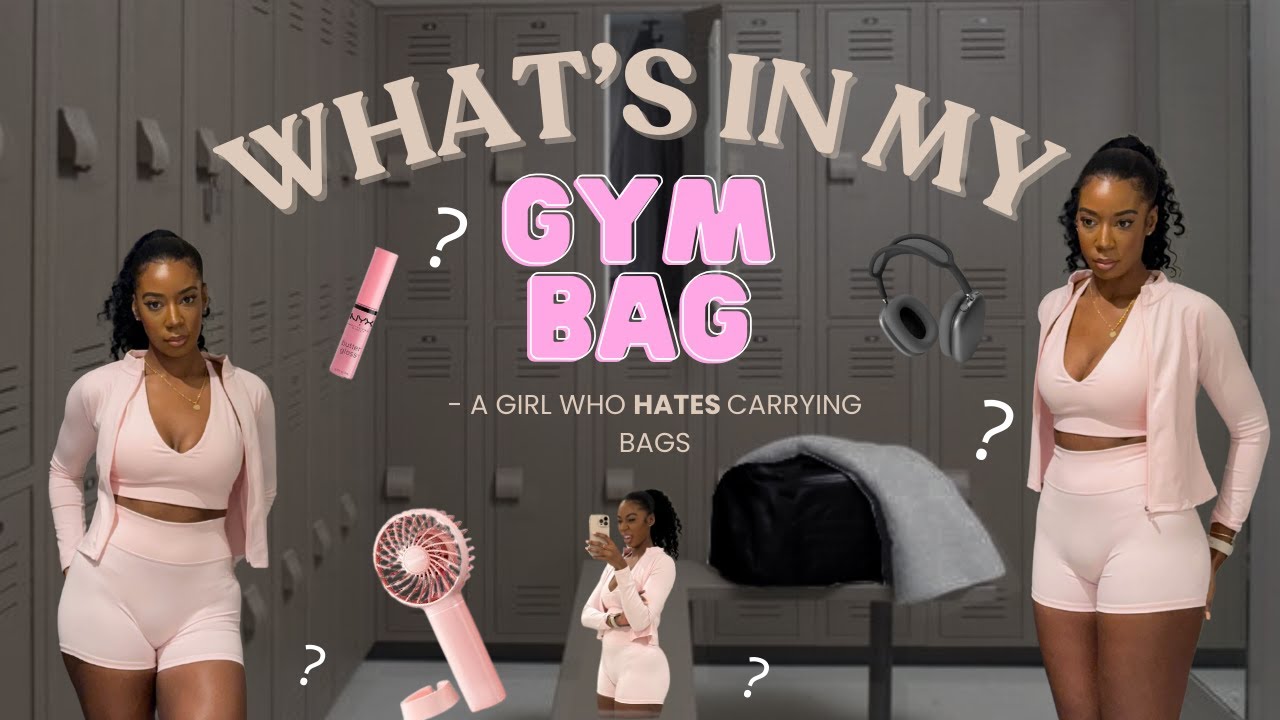 What’s in My Gym Bag? Let’s Take a Peek! |Gym Bag Essentials Fitness Vlog