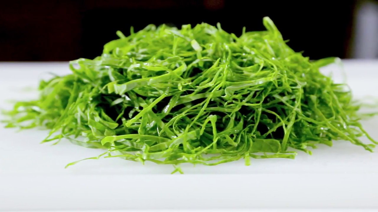 Corte Chiffonade