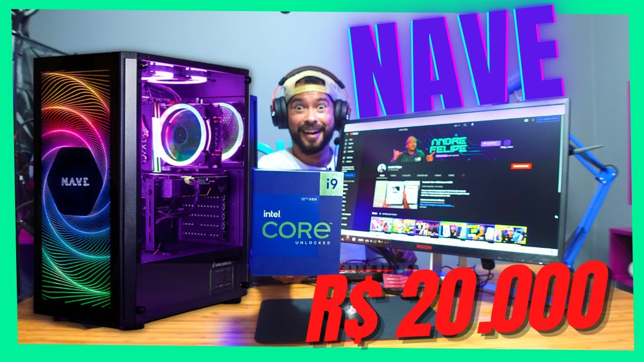 MEU PC NOVO é uma NAVE! ( Intel core i9 12900k )