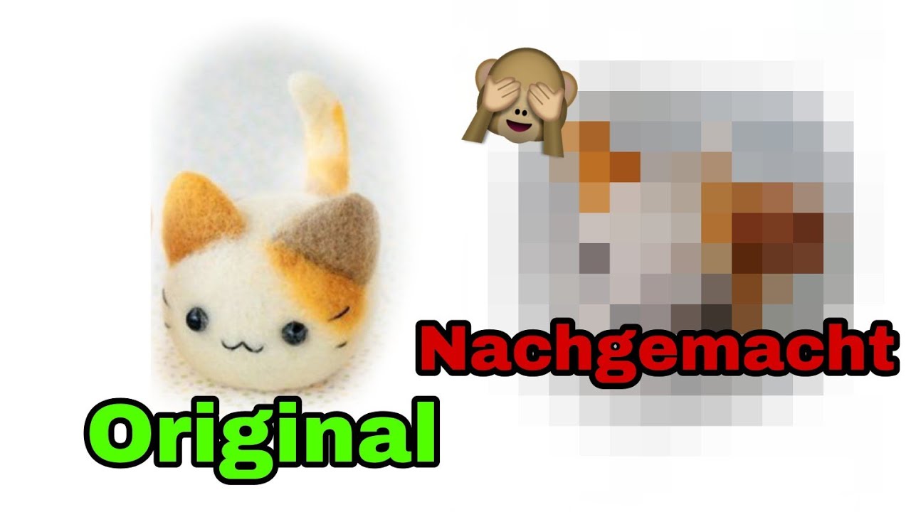 KATZE OHNE ANLEITUNG nachfilzen😱🐱/ MEGA fail😂 | Puste blume