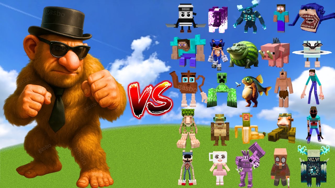 MUTANT MATEOOO vs All Minecraft Bosses - Minecraft Meme Mob Battle