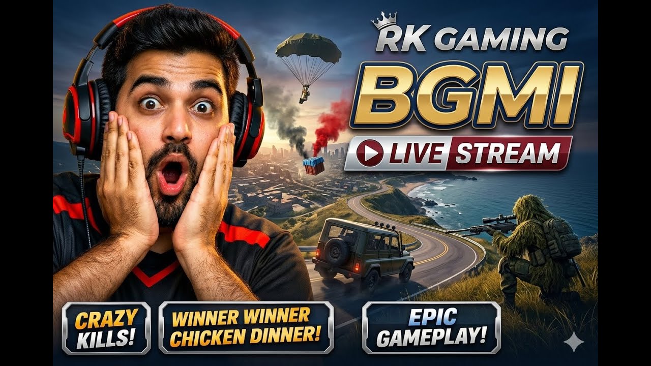 Bgmi live| bgmi games |RK GAMING #RKGaming