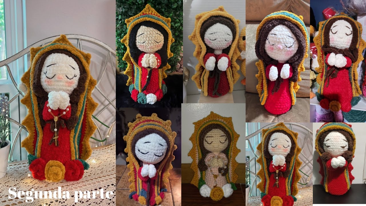 🙌VIRGEN A CROCHET FÁCIL Y RÁPIDA VIDEO 2 🙌🙏