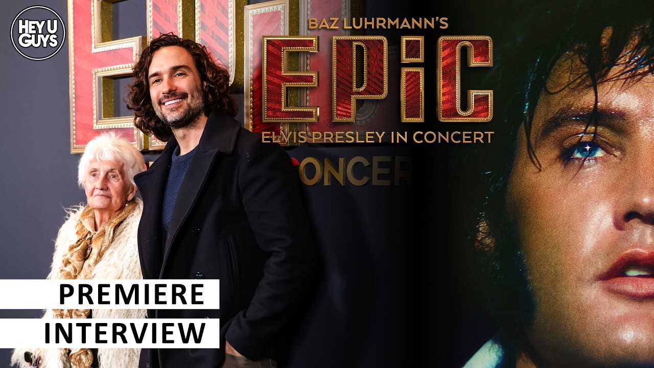 Joe Wicks Brings His Nanny to Meet the King 👑 | Epic: Elvis Presley in Concert Premiere Red Carpet