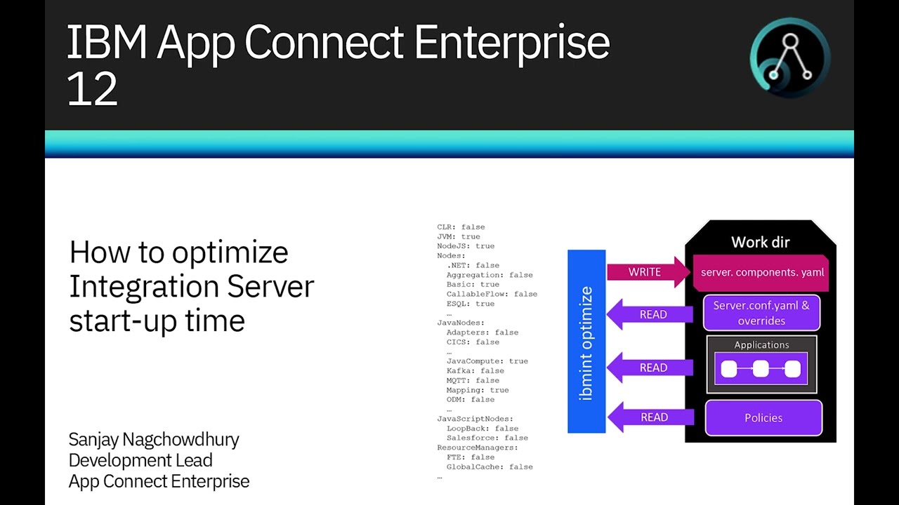 How to optimize Integration Server start-up time in IBM App Connect Enterprise
