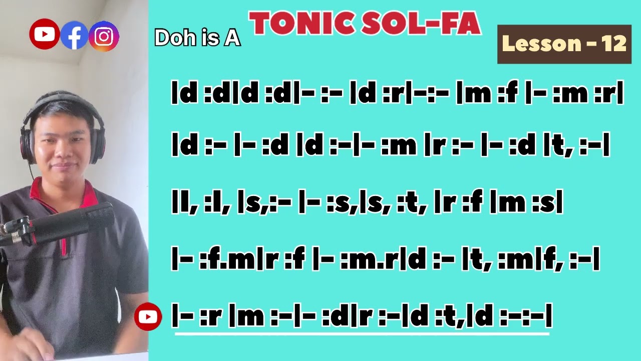 Tonic Sol-fa | Lesson-12
