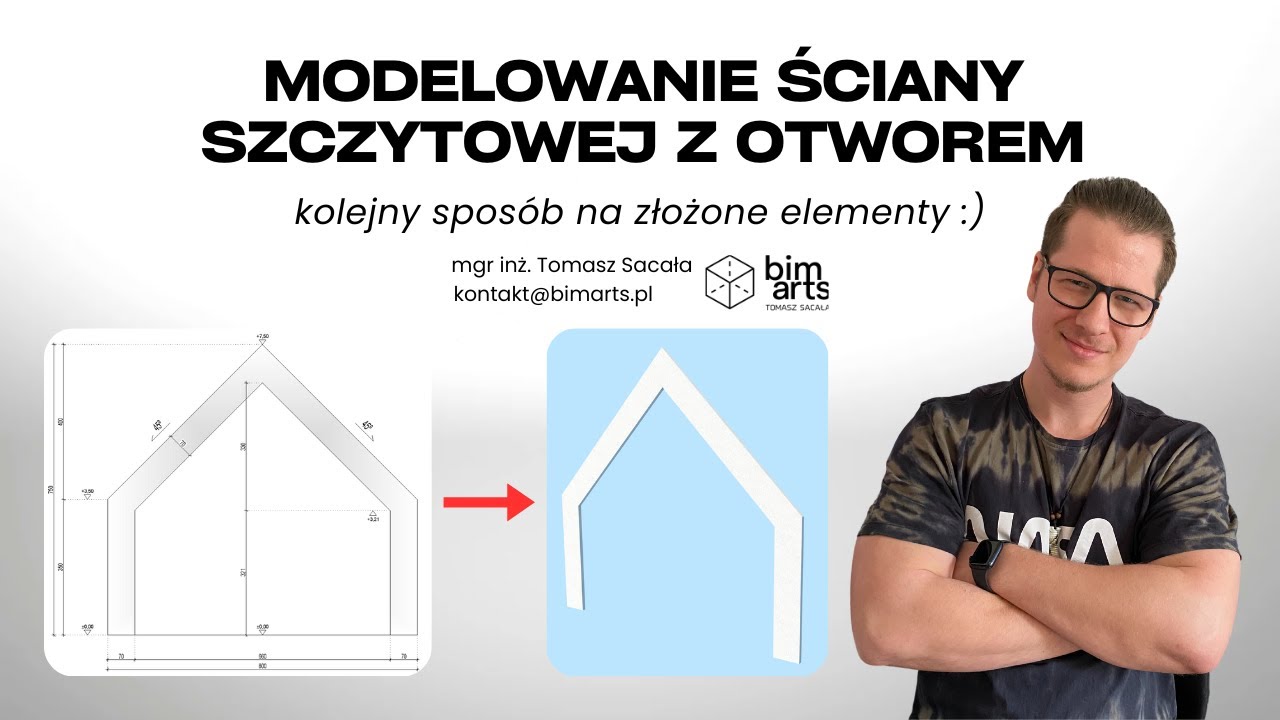 MODELOWANIE ŚCIANY SZCZYTOWEJ Z OTWOREM