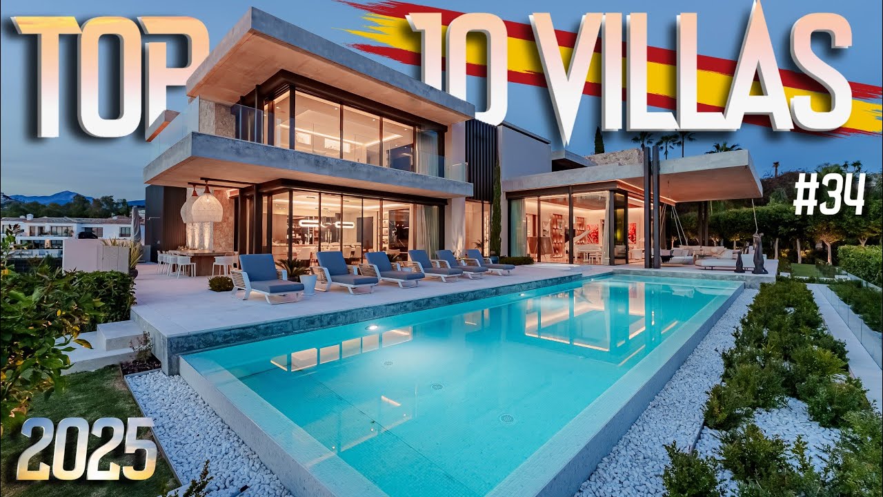 ТОП-10 РОСКОШНЫХ ДОМОВ 2025 ГОДА в #Марбелье #Испания #CostaDelSol (часть 34) | 4K