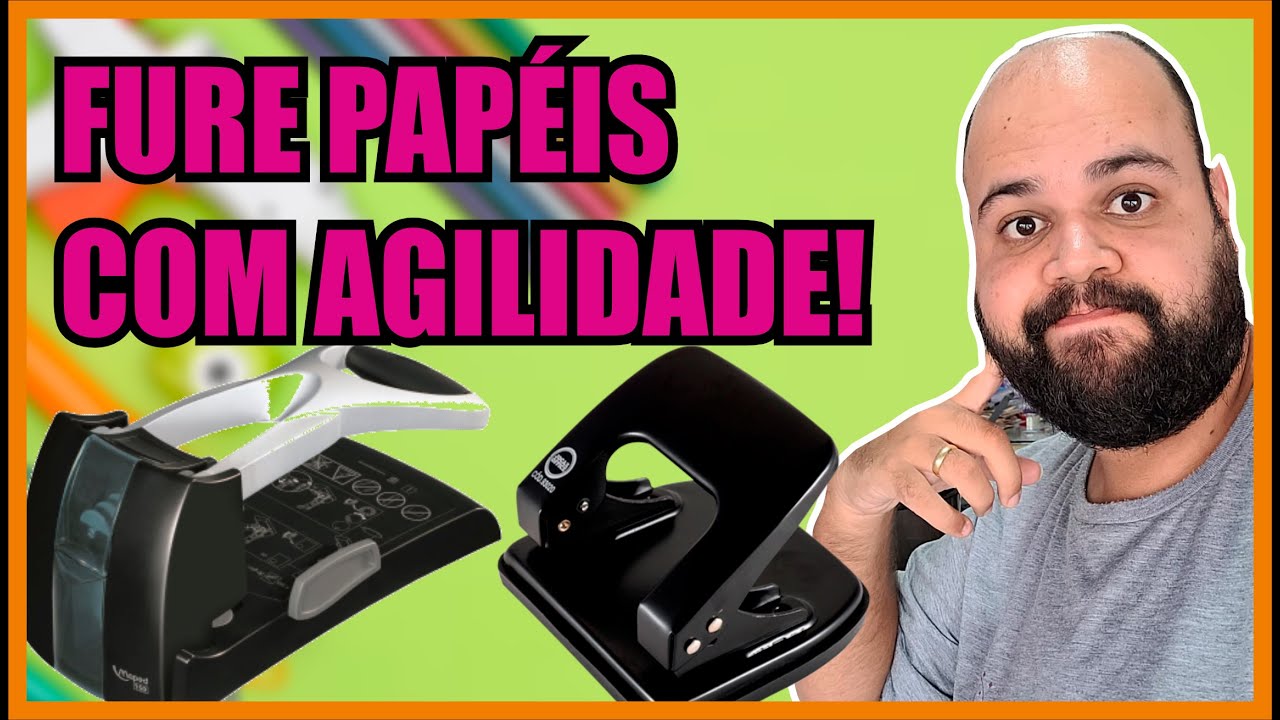 Furador de Papel, qual a diferen&ccedil;a? Conhe&ccedil;a os modelos.