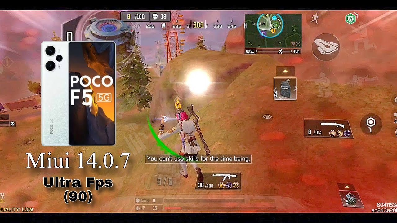 📱POCO F5 MIUI 14.0.7 | LOW + ULTRA FPS (90) REWIND GAMING | CALL OF DUTY MOBILE TEST | 5 FINGER CLAW