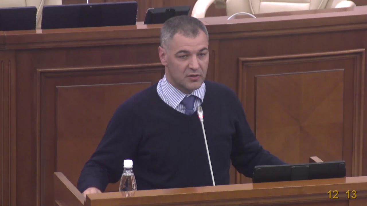 Octavian Țîcu - declarație la sfârșit de ședință plenară