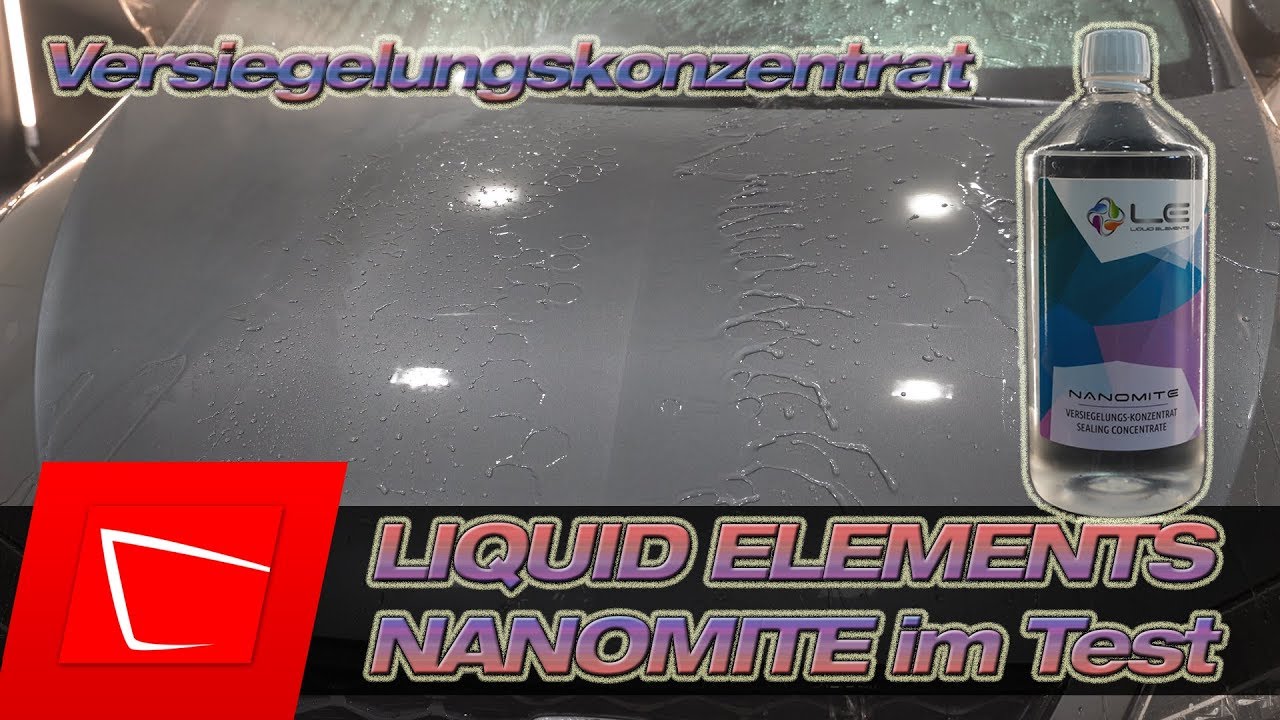 LIQUID ELEMENTS NANOMITE Versiegelungskonzentrat - Shampoo wird Versiegelung