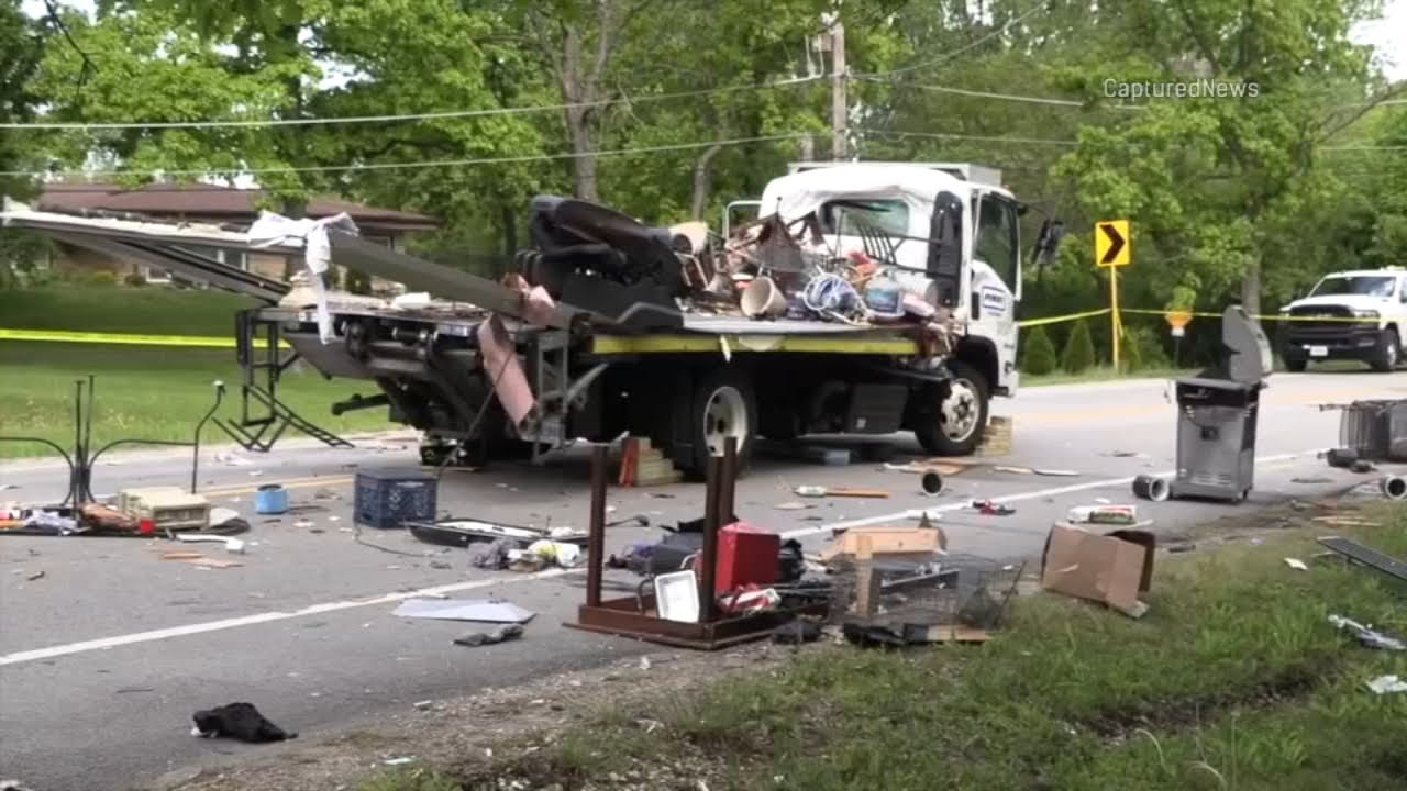 Video shows damage left after truck explosion in Addison, Illinois