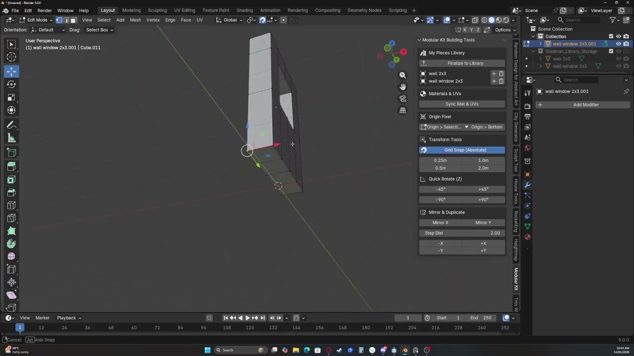 Modular Kit Add on (Blender)