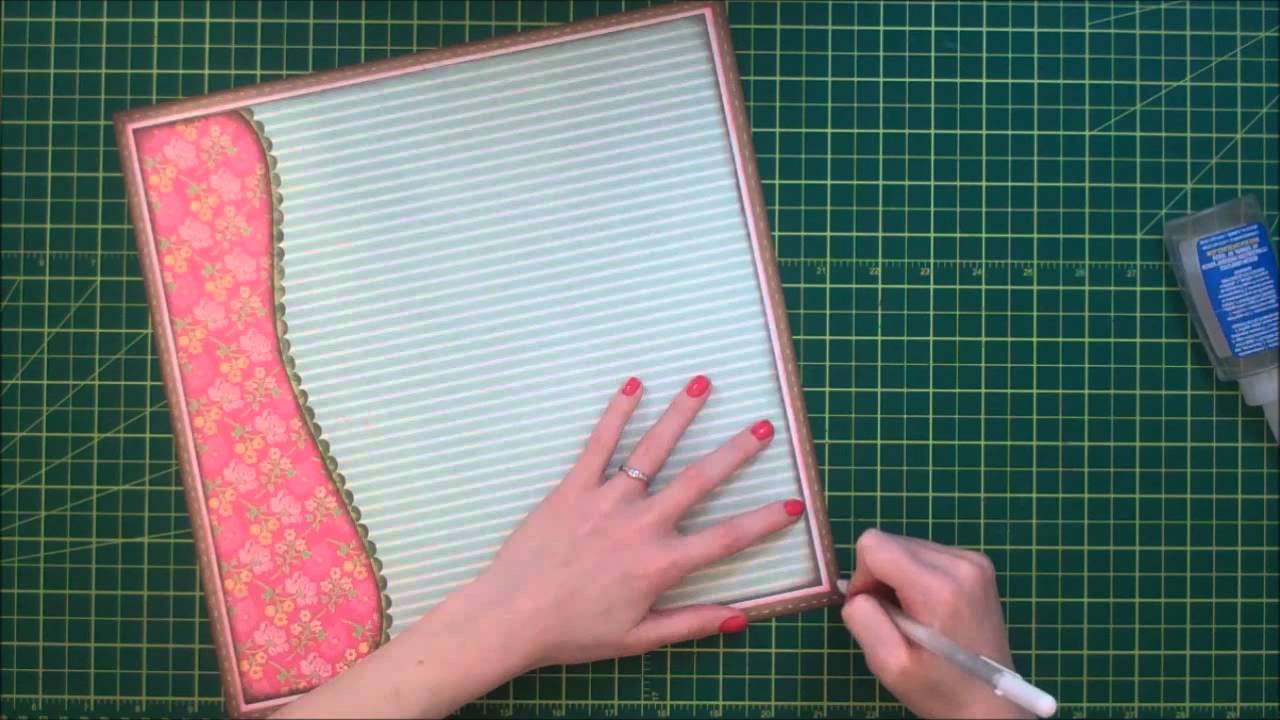 Faith Abigail Designs - Let the Memories Begin Scrapbook Layout Tutorial