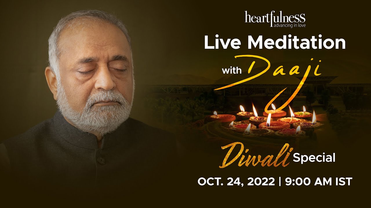 Live Meditation with Daaji | Diwali Special | 24th Oct | 9:00 AM IST | Kanha Shanti Vanam