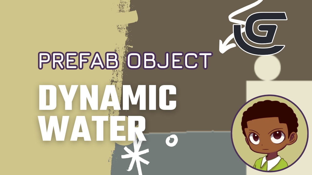 GDevelop dynamic water prefab object