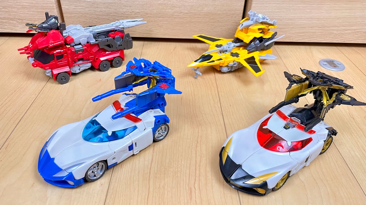 【TransformerGO  All Sword Bot Samurai team】トランスフォーマー40周年記念⁉︎ 全ソードボット侍チームで遊んでみた