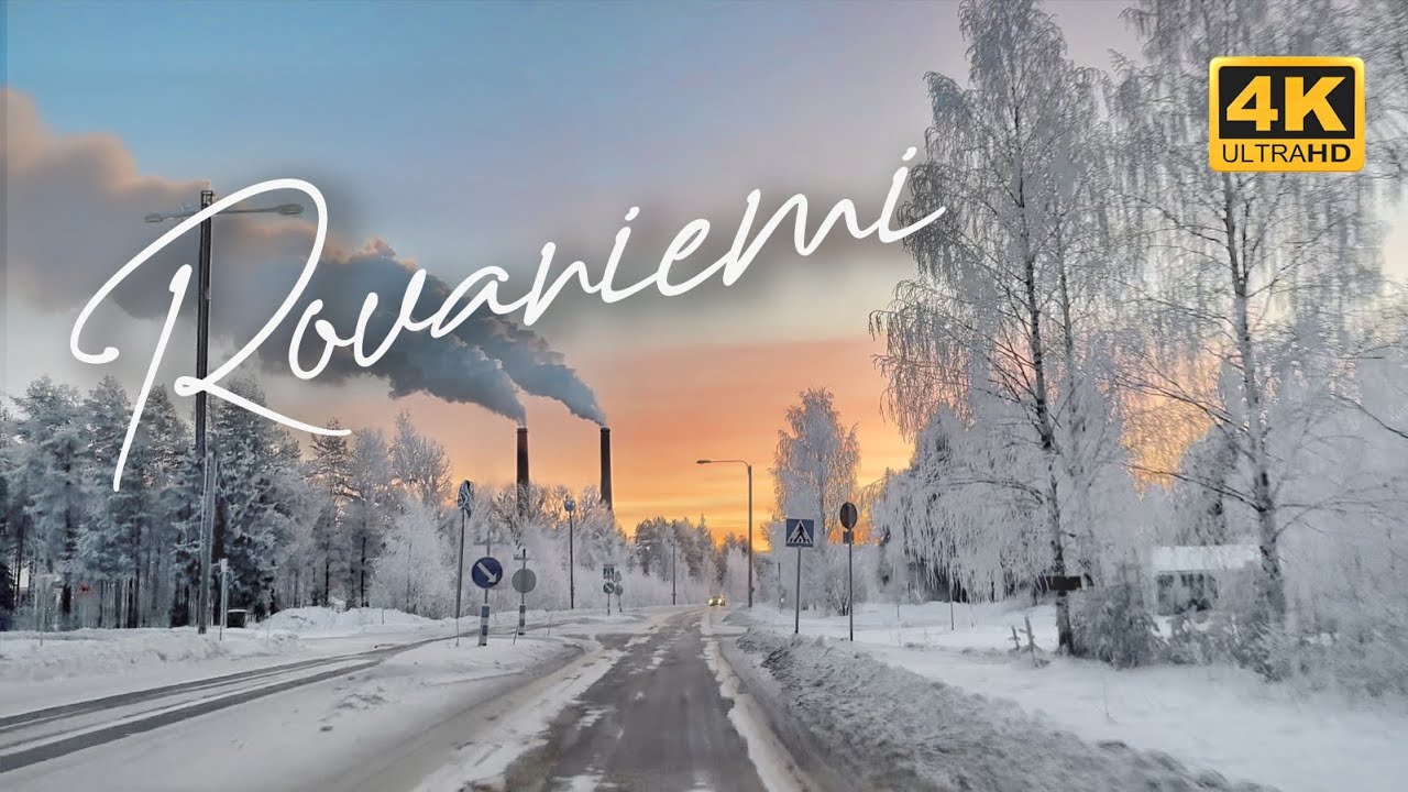 Winter in Lapland: A Calming Drive Through Rovaniemi | -25°C | Snowy Winter Drive | Roads of Finland