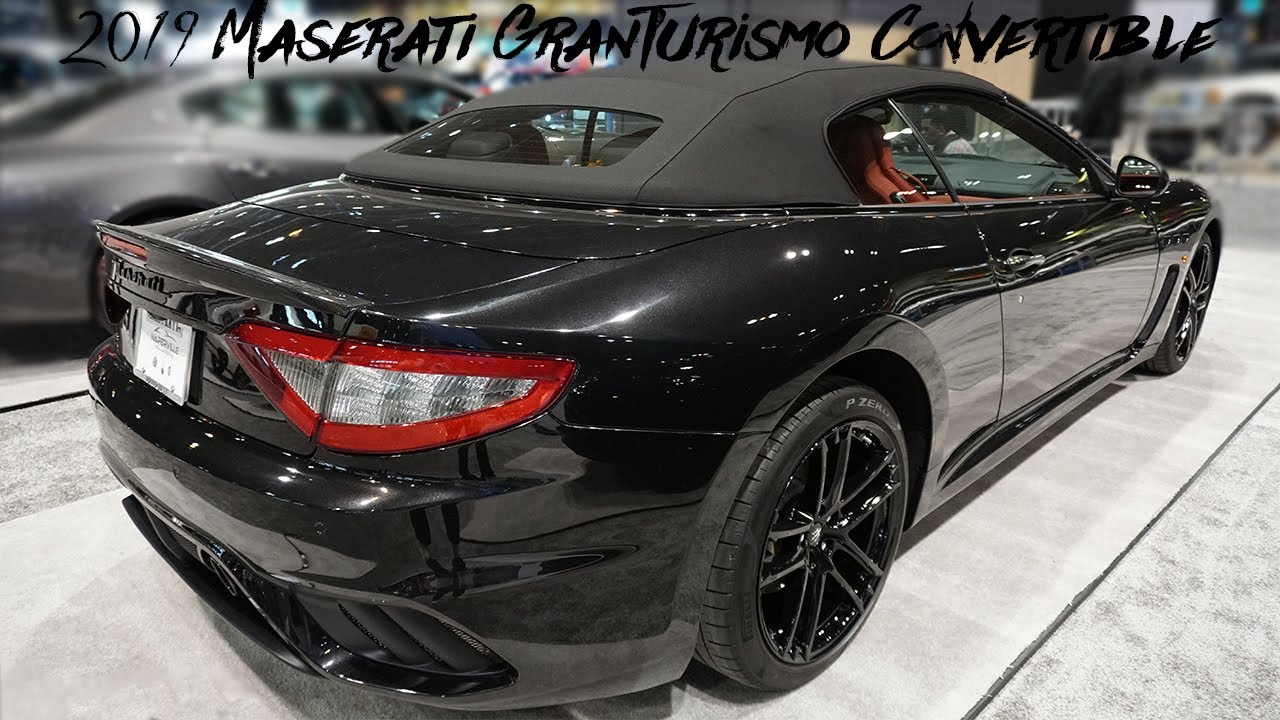 2019 Maserati GranTurismo Convertible Exterior and Interior Walk Around