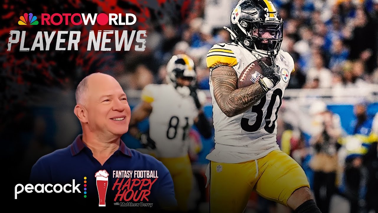 Jaylen Warren, Kenneth Gainwell decimate Lions defense | Fantasy Football Happy Hour | NFL on NBC
