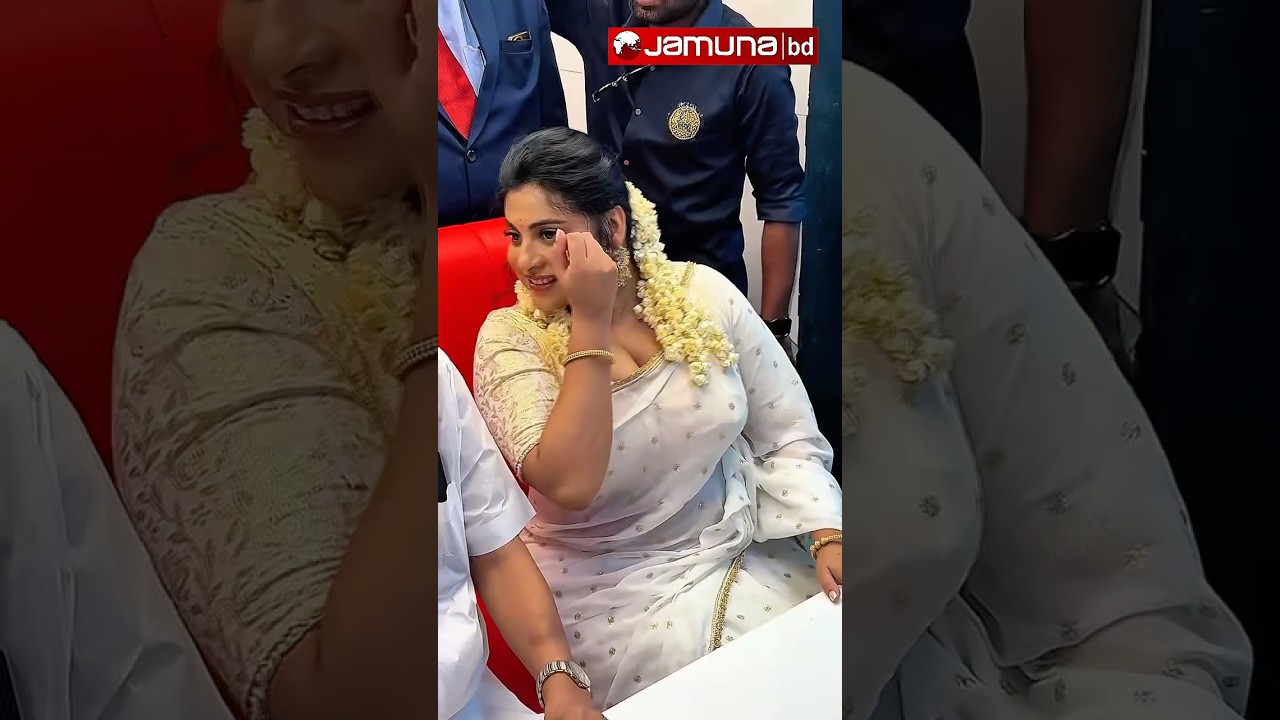 after the inauguration!Actress Anna Rajan in cute saree look #annarajan #malayalamactress #actresses