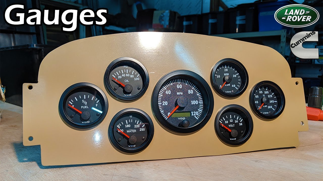 Custom Gauges × 4BT Cummins Discovery #48 [Land Rover Build]