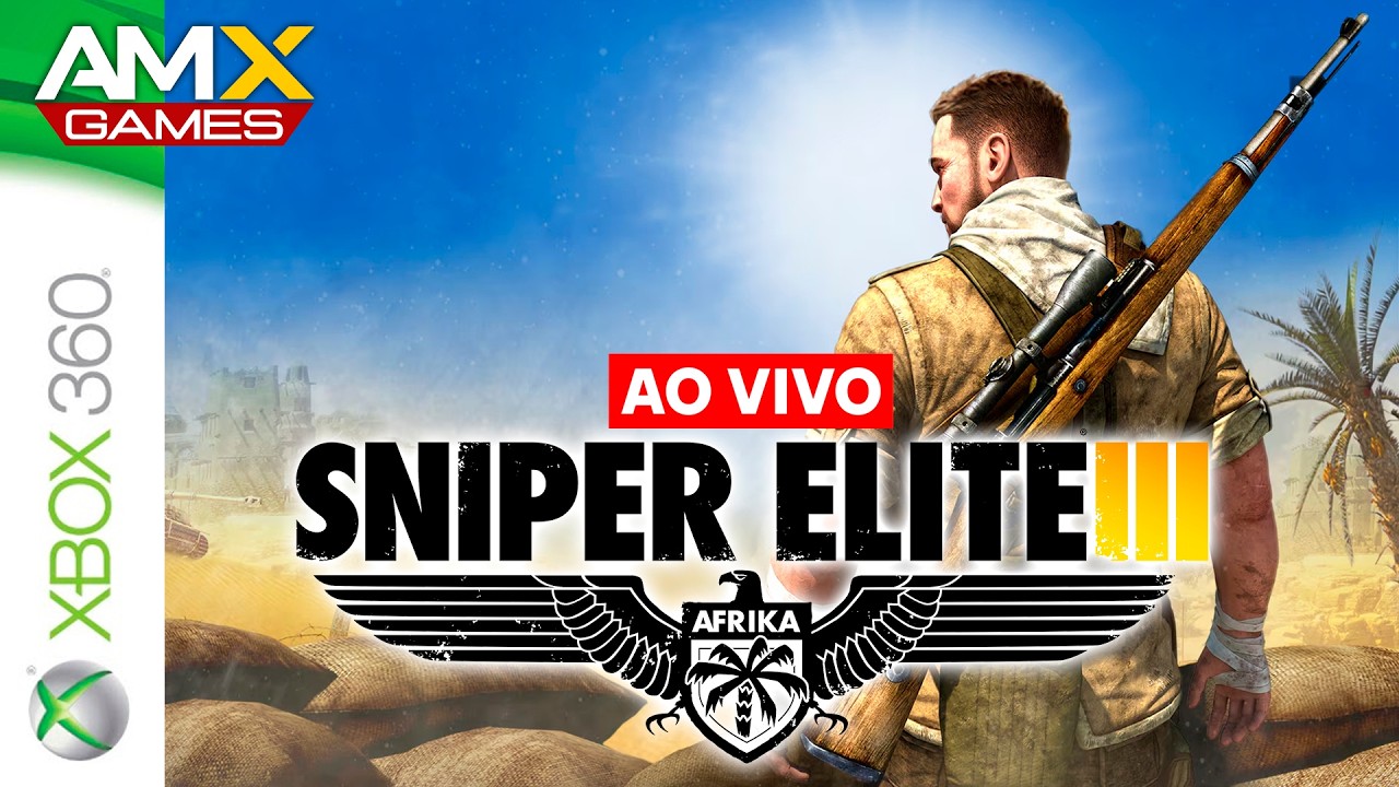 DOMINGÃO de VOLTA no MOFADÃO | SNIPER ELITE 3 #04 [XBOX 360]