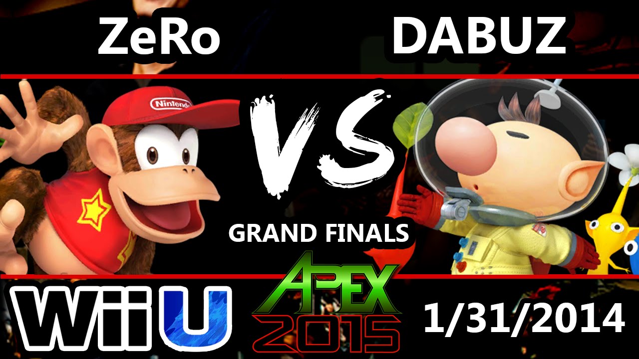 Apex 2015 - ZeRo (Diddy Kong) Vs. Dabuz (Olimar) - Grand Finals - Smash Wii U