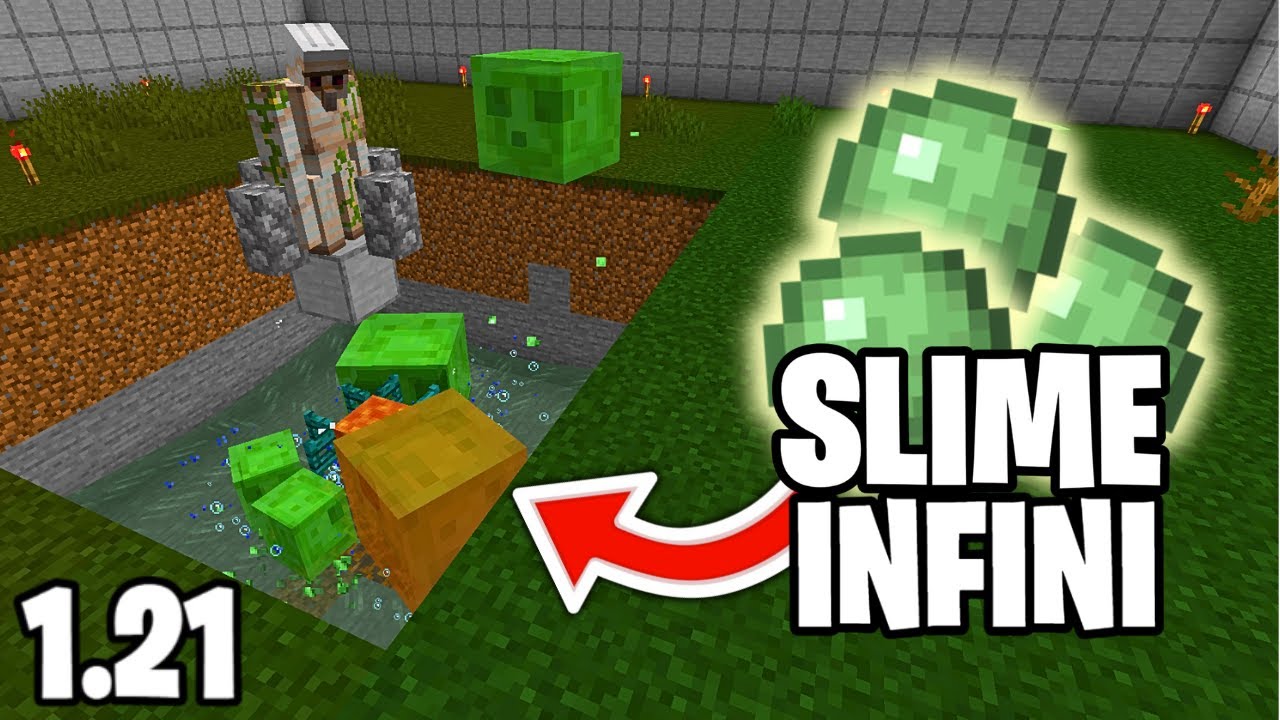 Tutoriel Ferme &agrave; SLIME 1.21 Minecraft Java