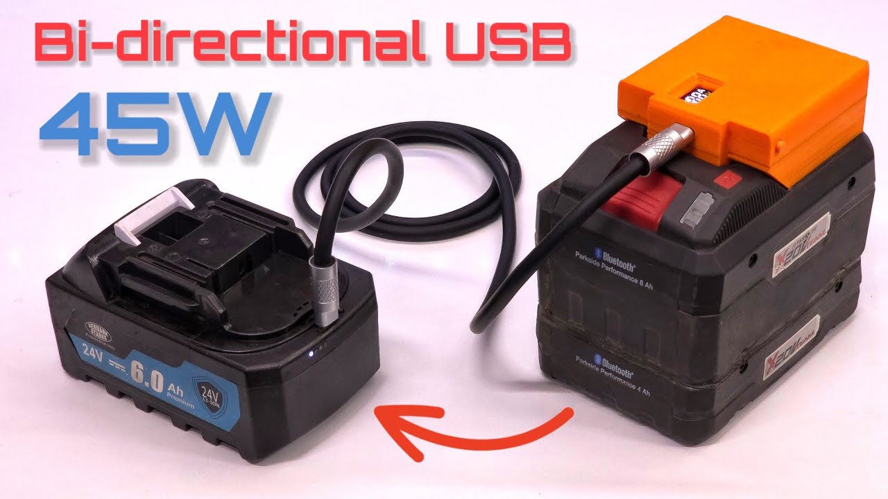 Upgrade Makita Replica Battery to 6Ah using EVE 30P Cell's and add 45W USB Type-C Feature