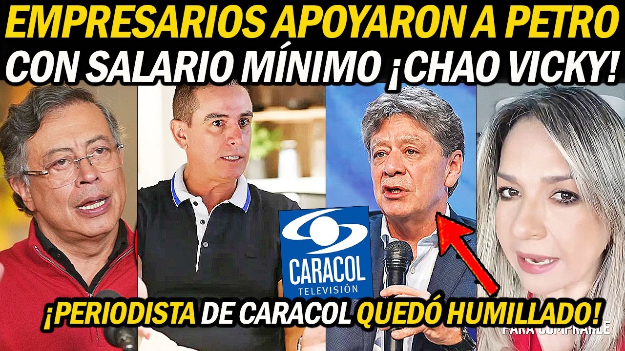 ¡EMPRESARIOS RESPALDARON A PETRO CON SALARIO MÍNIMO! Petro DESAJUSTÓ a uribistas ¡$2.155.000! OJO.