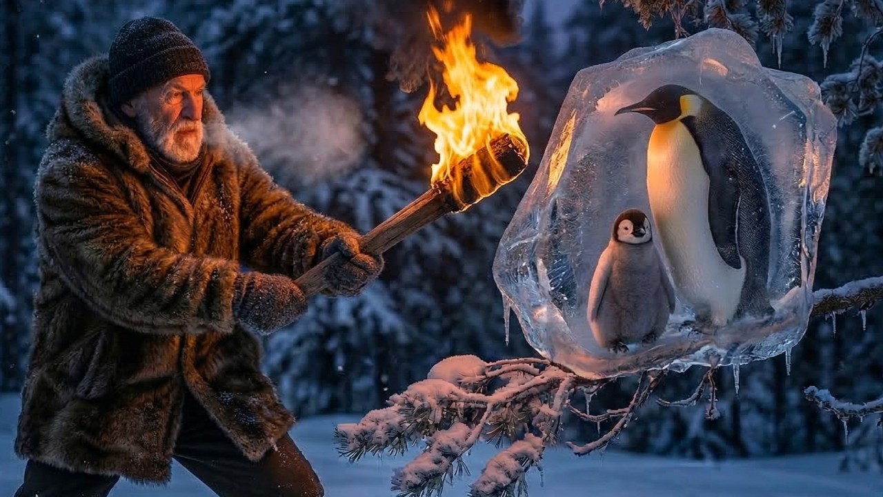 👴 83-Year-Old Man Found a Penguin Frozen in a Forest — A Mystery at –71°C in Siberia 🐧❄️