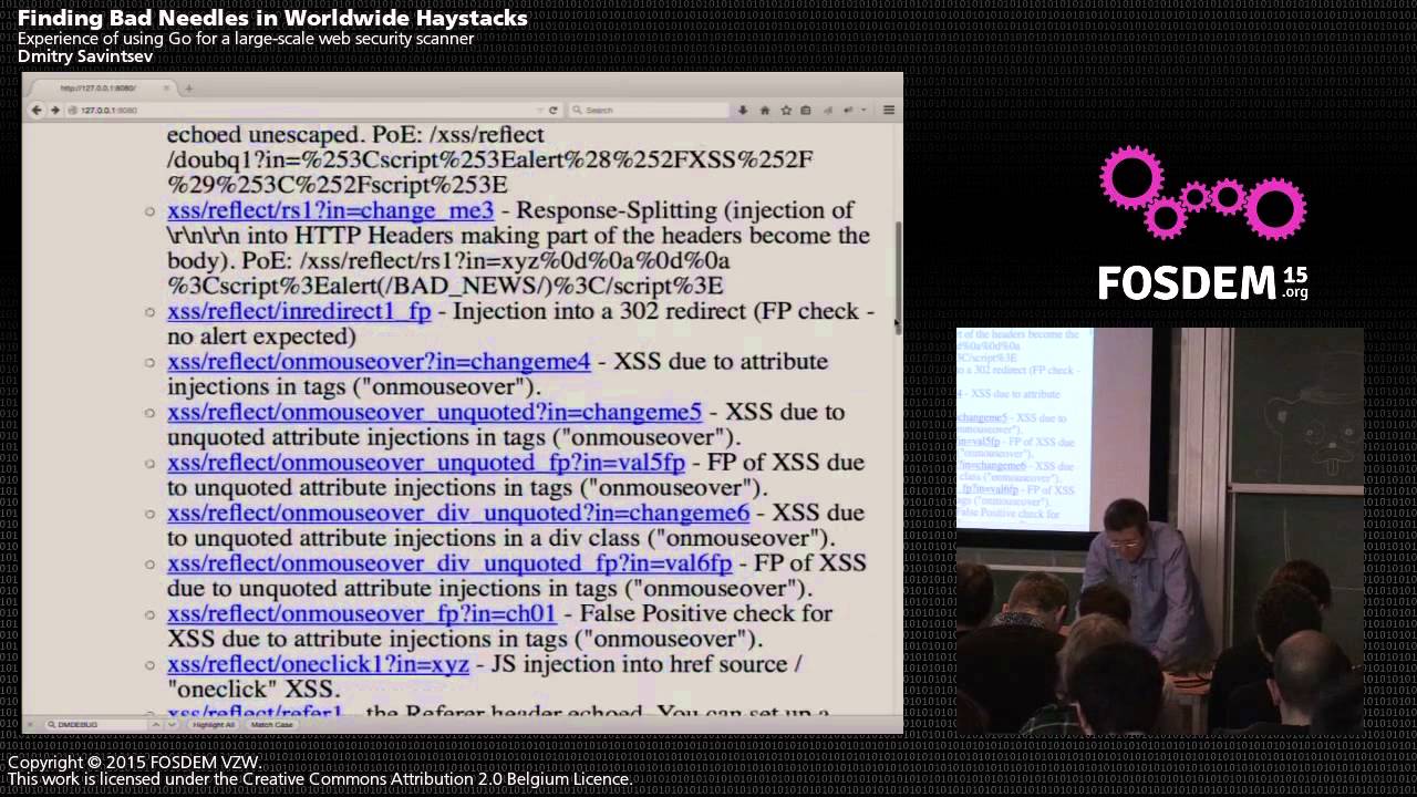 FOSDEM 2015 | Finding Bad Needles in Worldwide Haystacks with Dmitry Savintsev