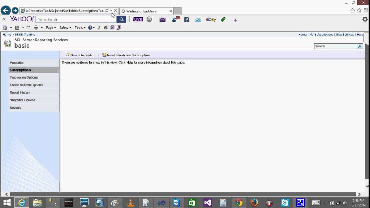 SSRS 13 Cache snapshots report builder By Bhaskar Reddy Baddam