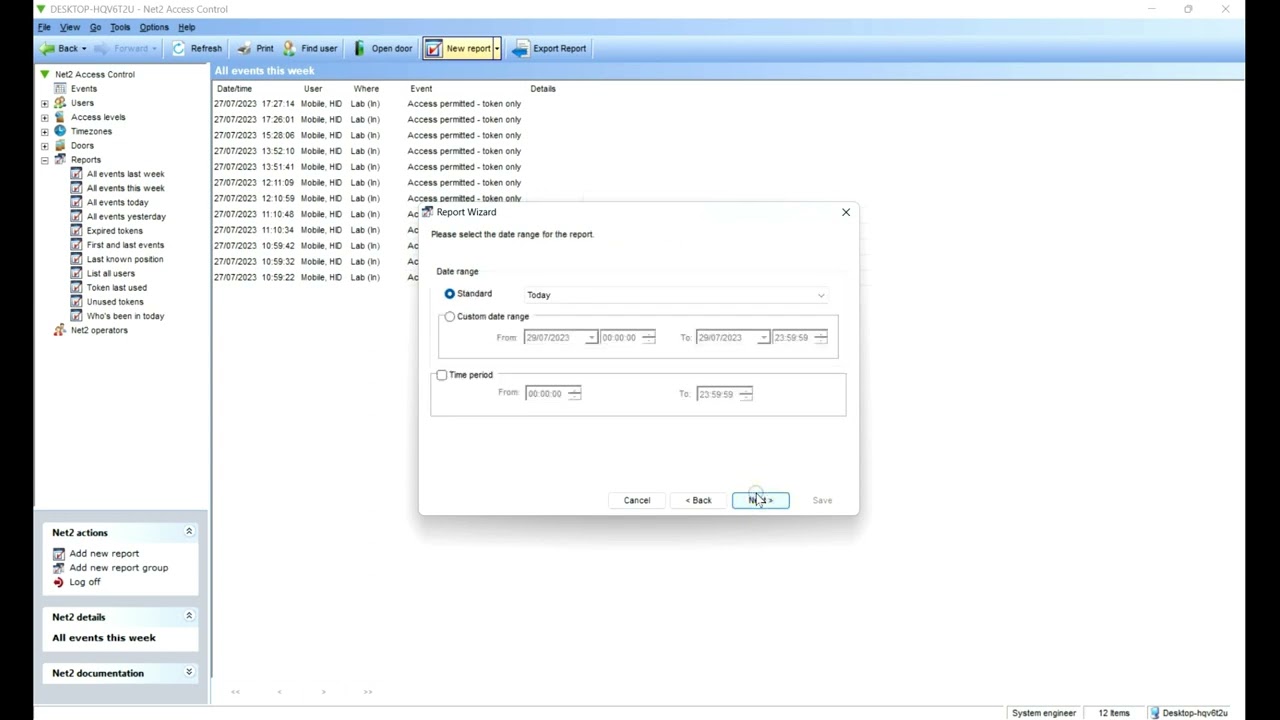 How to Create and Run a Report in Net2