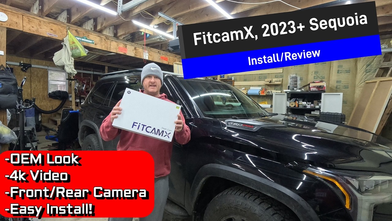FitcamX Install/Review.  2026 Toyota Sequoia TRD Pro.