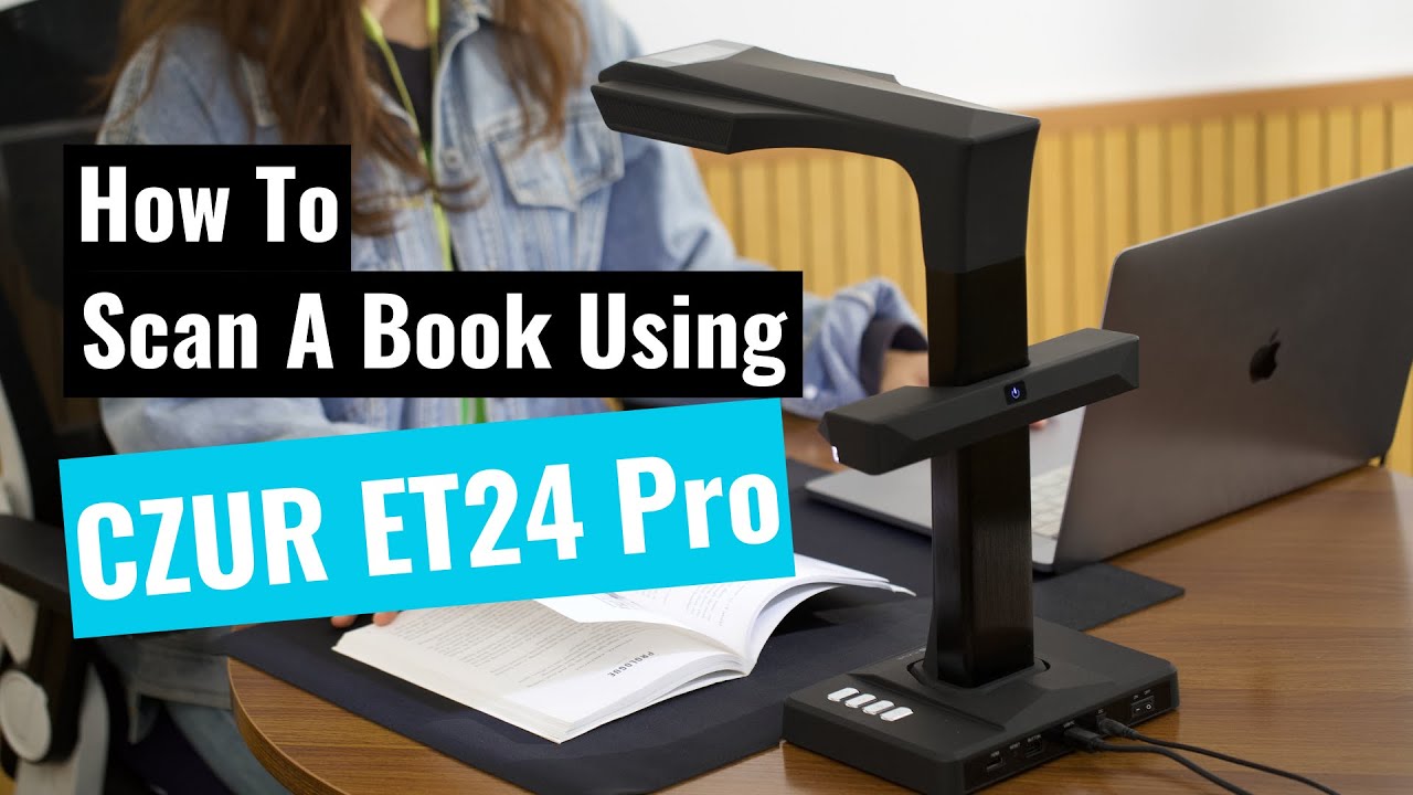 How to scan a book using ET24 pro